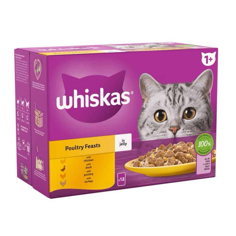 WHISKAS Jelly 80/85 Gram Pouch